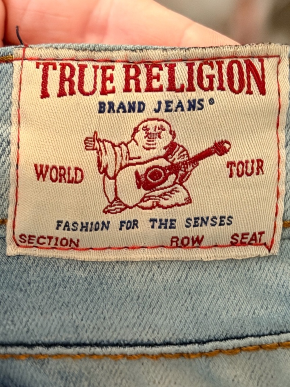True Religion Ricky Relaxed Straight Cargo Jeans | Kids Size 10 🔥Unisex Fit - Picture 11 of 13